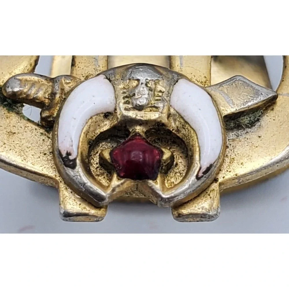 Nashville Masonic Temple 1913-1963 Anniversary Al Menah Scimitar $ Money‎ Clip